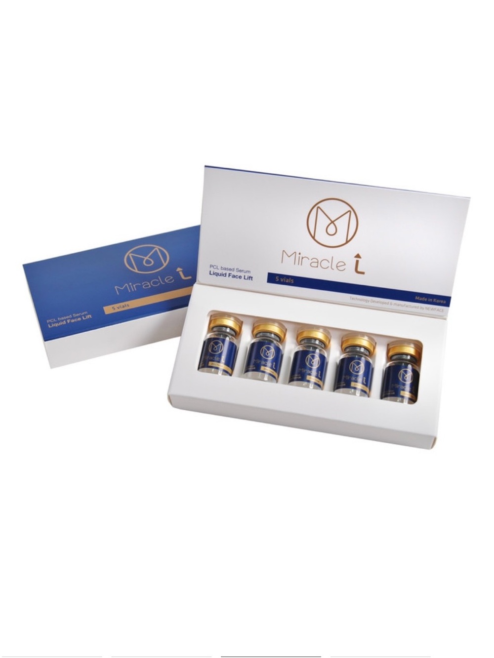 Miracle L Face Lift Serum Box of 5 Vials.